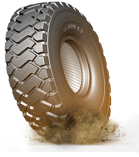 工程機(jī)械輪胎適用于卡客車加寬胎冠設(shè)計(jì),使輪胎具有更好的操作穩(wěn)定性; 加深花紋，使輪胎具有更長的全新花紋溝底保護(hù) 設(shè)計(jì)，大大加強(qiáng)輪胎的抗刺扎能力，有效提高輪胎胎冠抗爆性能;